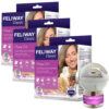 FELIWAY Classic Cat Diffuser Starter Kits 3-Pack 144 mL Total