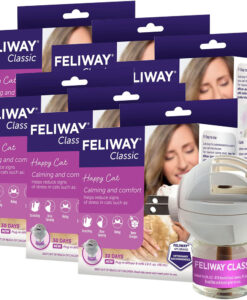 FELIWAY Classic Cat Diffuser Starter Kits 6-Pack 288 mL Total