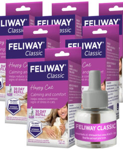 FELIWAY Classic Cat Diffuser Refills 6-Pack 288 mL Total
