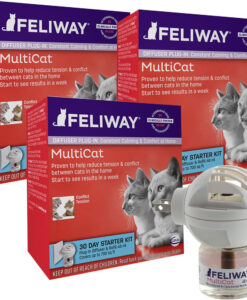 FELIWAY MultiCat Cat Diffuser Starter Kits 3-Pack