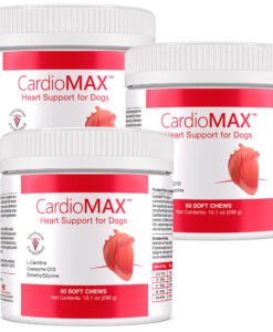 CardioMAX Dog Supplement Soft Chews 180 Count 3-Pack