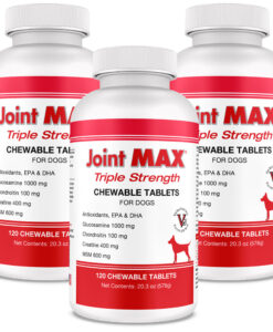 Joint MAX Triple Strength Dog Tablets 360 Count 3-Pack