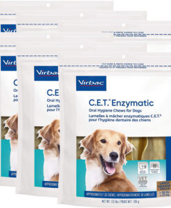 Virbac 6-PACK CET Enzymatic Chews Large Dog (180 Chews)