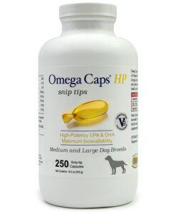 Omega-Caps HP Snip Tips Medium Large Dogs 250 Capsules