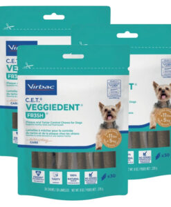Virbac CET FR3SH Veggiedent - XSmall (90 Chews)