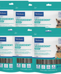 Virbac CET FR3SH Veggiedent - XSmall (180 Chews)