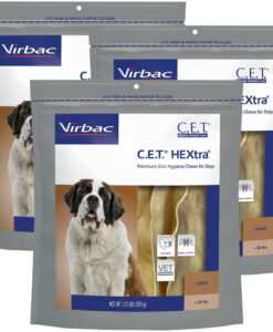 Virbac 3-PACK CET HEXtra Chews - Large (90 chews)