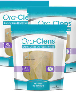 3-PACK Ora-Clens Oral Hygiene Chews X-Large (45 Chews)