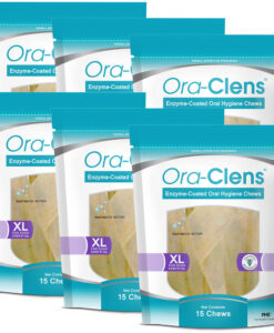 6-PACK Ora-Clens Oral Hygiene Chews X-Large (90 Chews)