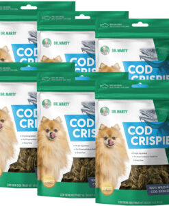 Dr. Marty Cod Crispies Freeze-Dried Dog Treats 6-PACK 4-oz
