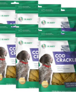 Dr. Marty Cod Cracklers Freeze-Dried Dog Treats 6-PACK 4-oz