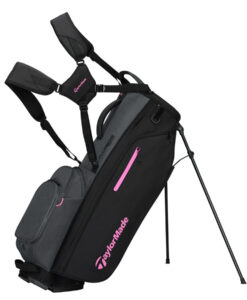 TaylorMade FlexTech Crossover Stand Bag Grey/Black/Neon Pink M2338601