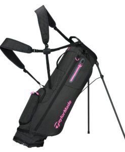 TaylorMade FlexTech SuperLite Stand Bag Black/Pink M2342701